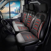 Commercial Vehicle Seat Cover Bodrum 1+2 Seats Jacquard Cotton Fabric Ford Transit